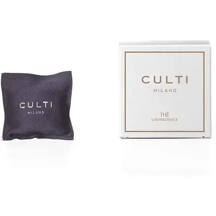 Culti Car Perfume Scented Pad 7x7cm Milan - Tea Fragrance Sencha Tea - Maison des fragrances