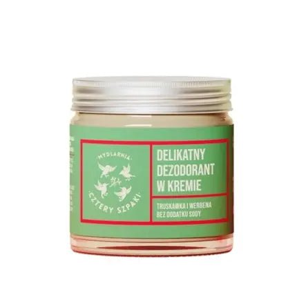 Cztery Szpaki Mydlarnia Cztery Szpaki Delicate Cream Deodorant Strawberry And Verbena Déodorant (Déo) Mixte 60ml - Maison des fragrances