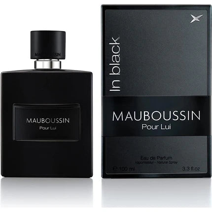Mauboussin for him in Black 100ml Eau de Parfum for Men Woody & Oriental Scent