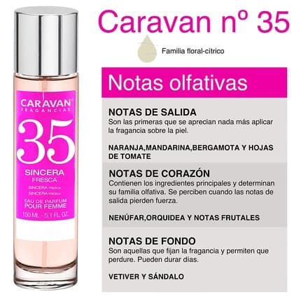 Caravan Fragancias No. 35 Eau de Parfum (EDP) Femme 150ml
