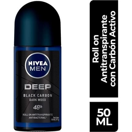 Nivea Deep Deodorant Roll-On Déodorant (Déo) Homme 50ml