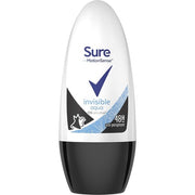 Sure Invisible Aqua Roll On Deodorant Fresh 50ml Sure