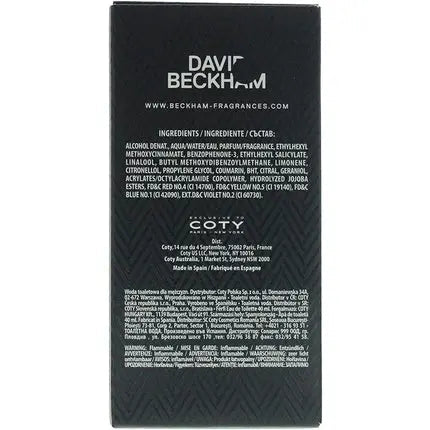 David Beckham Classic Eau de Toilette 40ml pour homme - Maison des fragrances
