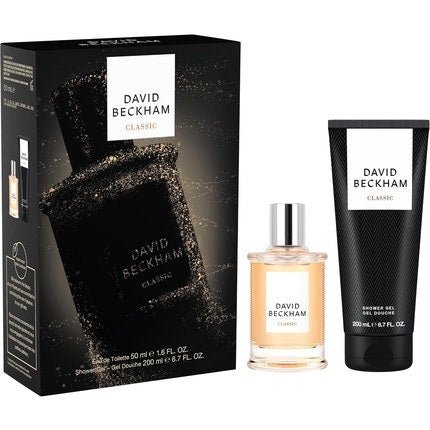 David Beckham Classic Giftset for Him Including and Shower Eau de Toilette 50ml pour homme - Maison des fragrances