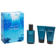 Davidoff Cool Water Man Gift Set 40 Ml, 50 Ml Shower Gel, And 50 Ml After Shave Balm Eau de Toilette pour homme - Maison des fragrances