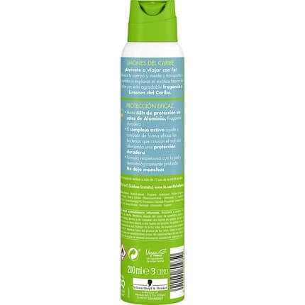 FA Deodrant Spray 200ml Caribbean Lemons