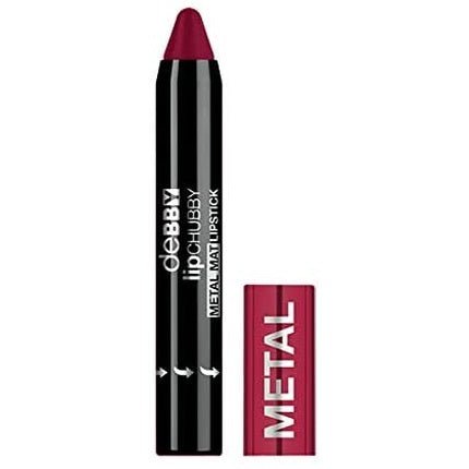 Debby Lipchubby Metal Mat Lipstick 24 Dark Red - Maison des fragrances