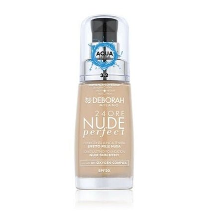 DEBORAH 24 Ore Nude Perfect Foundation 3.2 Hazelnut - Maison des fragrances
