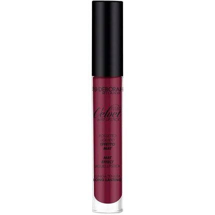 DEBORAH Fluid 09 Velvet Lipstick Makeup Lips Purple Wine - Maison des fragrances