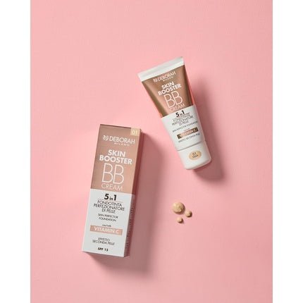 Deborah Milano BB Cream Skin Booster with Vitamin C SPF 15 30ml 01 Nude - Maison des fragrances