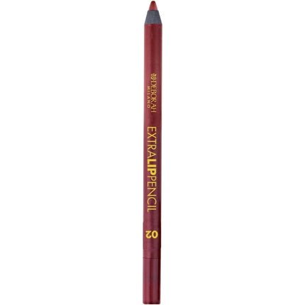 Deborah Milano Extra Lip Pencil in Red and Brown Shades Long Lasting Waterproof 0.6g - Maison des fragrances