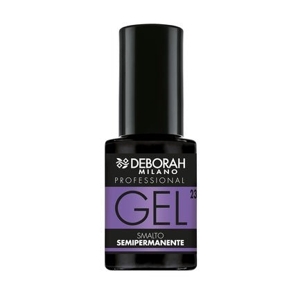 Deborah Milano Gel Nail Polish Semi - Permanent No. 23 Evergreen Plumping Effect Long - Lasting for Intense and Shiny Nails 4.5ml Pervinca - Maison des fragrances