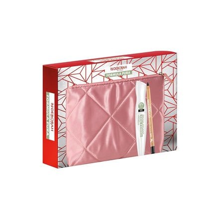 Deborah Milano Idea Gift Bag Pure Formula Including Volume Mascara and Eye Pencil Pure BIO Formula No. 01 Black No. 02 - Maison des fragrances