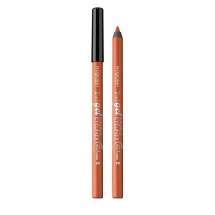 Deborah Milano Kajal 2 - in - 1 Eyeliner and Waterproof Eyeliner 05 Bronze Long - lasting Waterproof Ultra - pigmented and Creamy Gives an Intense and Defined Look 1.21g - Maison des fragrances