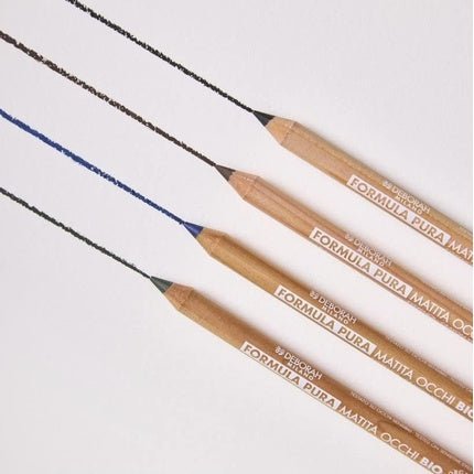 Deborah Milano Organic Formula Pura Eye Pencil Black No.1 High Tolerance for Sensitive Eyes 1 count - Maison des fragrances