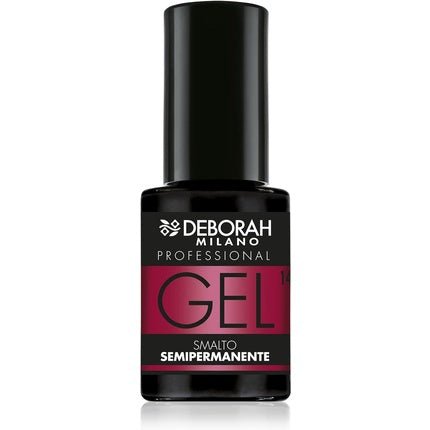 Deborah Milano Professional Semi Permanent Nail Polish 14 Strawberry Red Plumping Long Lasting for Intense and Shiny Nails 4.5ml - Maison des fragrances