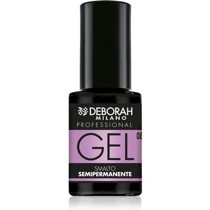 Deborah Milano Professional Semi - Permanent Nail Polish Number 08 Purple Plumping Effect Long Lasting for Intense and Shiny Nails - Maison des fragrances