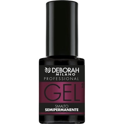 Deborah Milano Professional Semi - Permanent Nail Polish Number 21 Burgundy Plumping Effect Long Lasting for Intense and Shiny Nails 4.5ml - Maison des fragrances