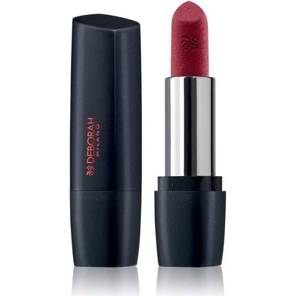 Deborah Milano Red Mat Matte Effect Lipstick with Collagen and Hyaluronic Acid 7 Pink Brick 4.5g - Maison des fragrances