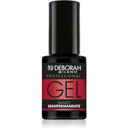 Deborah Milano Semi - Permanent Gel Nail Polish Number 12 Coral Red Plumping Effect Long Lasting Intense Shiny Nails 4.5ml - Maison des fragrances