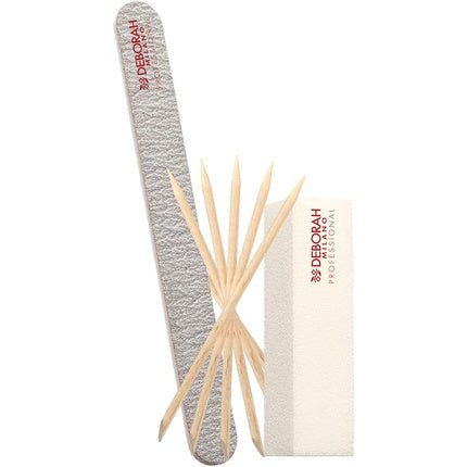 Deborah Milano Semi - Permanent Nail Polish Accessories Kit Manicure Kit for Professional Results at Home with Files and Cuticle Pusher - Maison des fragrances