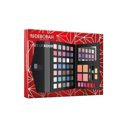 Deborah Milano Women's Makeup Book Volume Gift Set - Palette of Eyeshadows, Gloss, Lipsticks, and Face Powder in Various Finishes and Colors from FSC Paper - Maison des fragrances