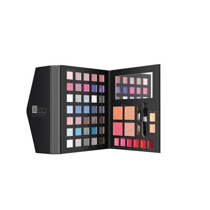 Deborah Milano Women's Makeup Book Volume Gift Set - Palette of Eyeshadows, Gloss, Lipsticks, and Face Powder in Various Finishes and Colors from FSC Paper - Maison des fragrances