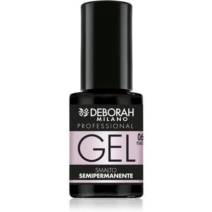 DEBORAH Professional Semi Permanent Plumping Gel Nail Polish Long Lasting for Intense and Shiny Nails Pearl Pink 4.50ml - Maison des fragrances