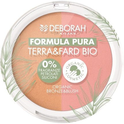 Deborah Terra & Fard Formula Pura Organic and Vegan Raw Materials 9g - Colour No. 1 Light - Maison des fragrances