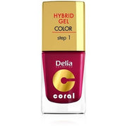 Delia Cosmetics Coral Hybrid Gel Nail Polish No. 06 Cherry 11ml - Maison des fragrances