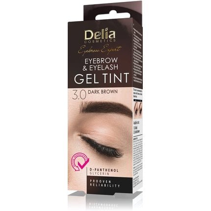 Delia Cosmetics Dark Brown Eyebrow & Eyelash Tint Full Treatment Kit - 15 Applications - Maison des fragrances
