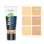 Delia Cosmetics It's Real Cover Light Vegan Covering Foundation Makeup - Maison des fragrances