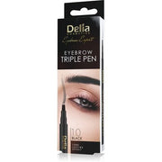 Delia Cosmetics Triple Stylist Pen Black Eyebrow Pencil - Maison des fragrances
