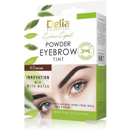 Delia Powder Brow Henna 4.0 Brown 4g - Perfect For Enhancing Your Eyebrows - Maison des fragrances