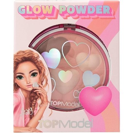 Depesche TOPModel Beauty and Me 12814 Glow Powder in Round Folding Box with Mirror and Sponge - Maison des fragrances
