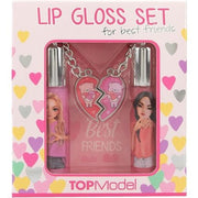Depesche TOPModel BFF Best Friends Lip Gloss Set in Model Design for Children 2 Glosses with Fruity Fragrance Includes Pendant - Maison des fragrances