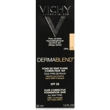 Dermablend Corrective Fluid Foundation 15 Opal 30ml - Long - Lasting Coverage - Maison des fragrances