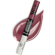 Dermacol 16 - Hour Lip Colour Highly Pigmented Glossy Lip Stain Two - Phase Lip Plumper Gloss Kissproof Lip Makeup Products Matte and Glitter Finish No.12 Brown - Purple Lip Gloss 7.1 mL - Maison des fragrances