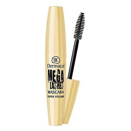Dermacol Megalash Mascara - Voluminous, Strengthens, Nourishes, Hypoallergenic - Black - Maison des fragrances