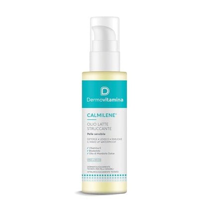 Dermovitamina Calmilene Make - up Remover Waterproof Daily Cleansing Rich Cleansing Milk Emulsion 100ml - Maison des fragrances