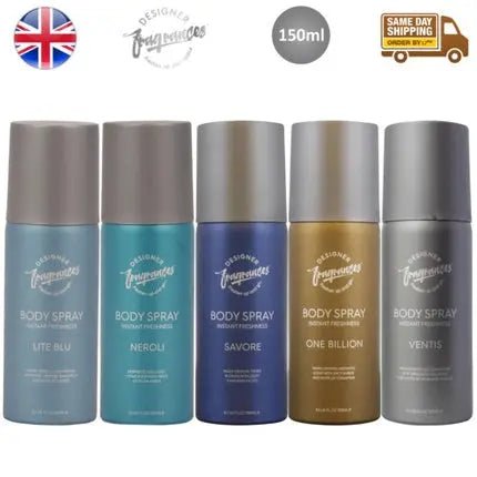 Designer Fragrances Body Spray Instant Freshness Fragrance 150ml - Maison des fragrances