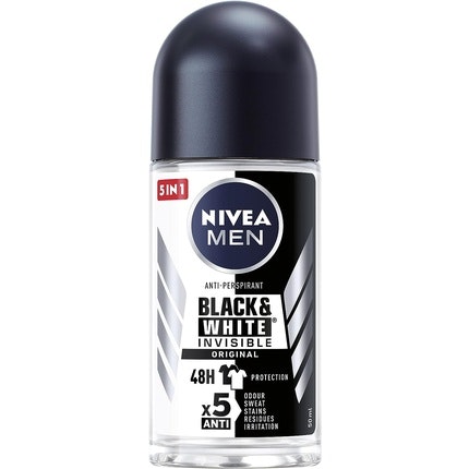 Nivea Black & White 48H Invisible Original Antiperspirant Déodorant (Déo) Homme