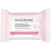 Diadermine Moisturizing Makeup Removal Wipes for Face - Pack of 25 Natural Origin Fibers - Maison des fragrances