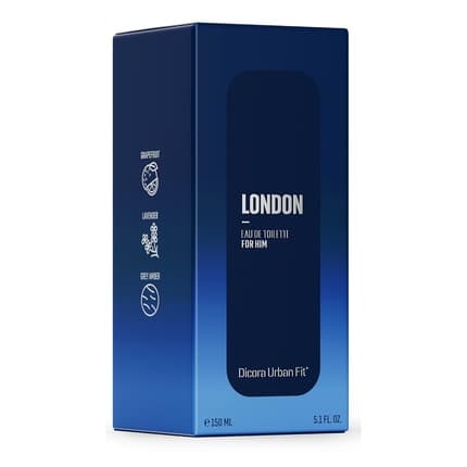 Dicora Urbanfit Dicora UF London Eau de Toilette (EDT) Homme 150ml - Maison des fragrances