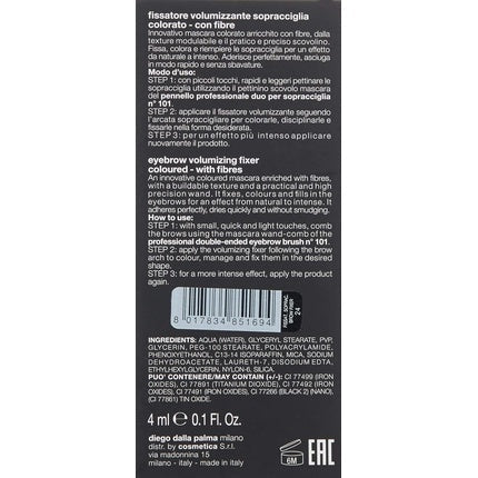 Diego Dalla Palma Eyebrow Volumizing Fixer Coloured With Fibres 0.1 Fl Oz - Maison des fragrances