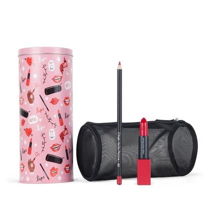 Diego Dalla Palma Gift Box for Women Lipstick Creamy Refill 10 Red Case Lip Pencil 82 with Bag - Maison des fragrances