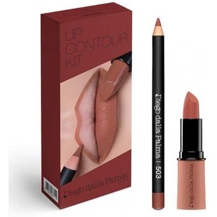 Diego Dalla Palma Lip Contour Kit Rossetto+Matita 503 Caramello - Maison des fragrances