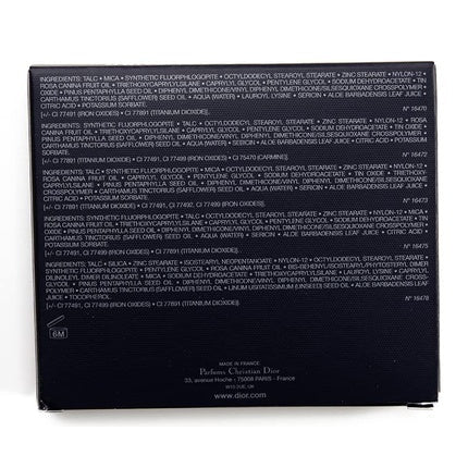 Dior 5 Couleur Couture Dioriviera Summer 2022 Eyeshadow Palette Bayadere 479 - Maison des fragrances