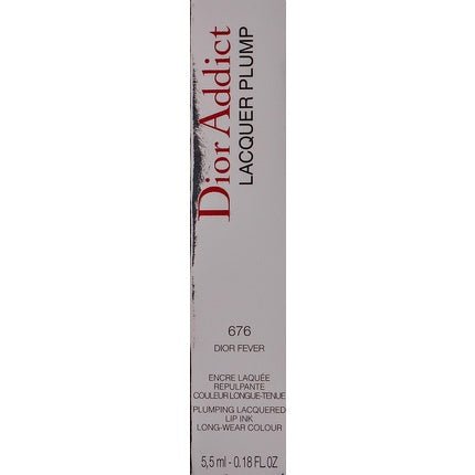 Dior Addict Lacquer Plump Lip Ink 5.5ml 676 Dior Fever Red - Maison des fragrances
