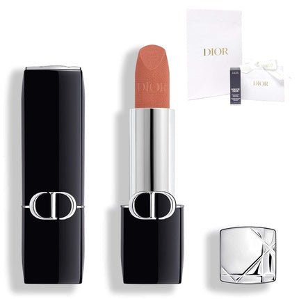 Dior Rouge Couture Colour Lipstick Floral Lip Care 200 Nude Touch Velvet - Maison des fragrances
